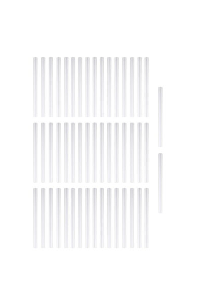 Generic 50-Piece Hot Melt Glue Sticks White