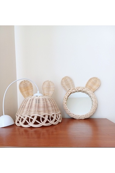 Ebruli Avize ve Ayna Seti