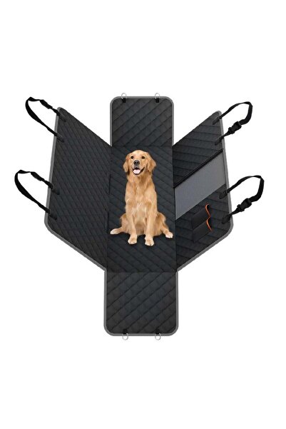 divendi-ro Husă auto de protecție pentru animale de companie, CMD-07, universală, impermeabilă, neagră