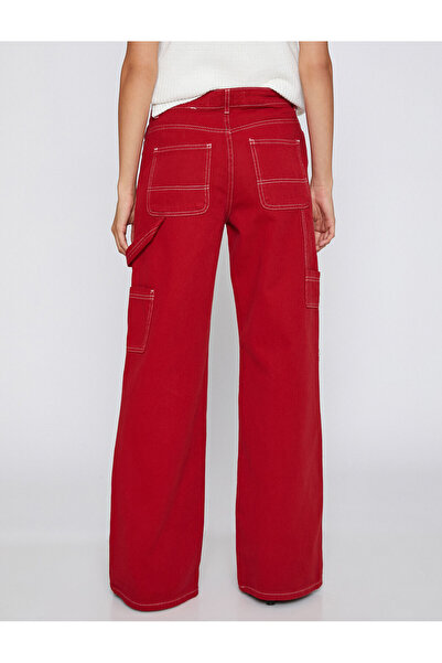 Koton Blugi cu picioare late cu talie înaltă