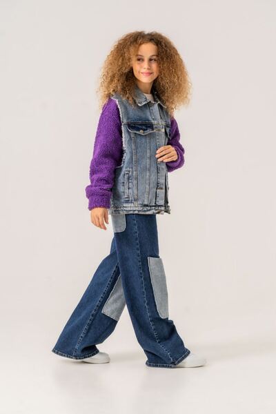 HAUSEkids 8-15 Years Quzu De Paris Girl's Design Jacket -Purple-