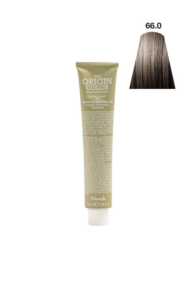Nook Origin Color Profesyonel Saç Boyası 100ml-Yoğun Doğal Koyu Kumral(66.0-B...