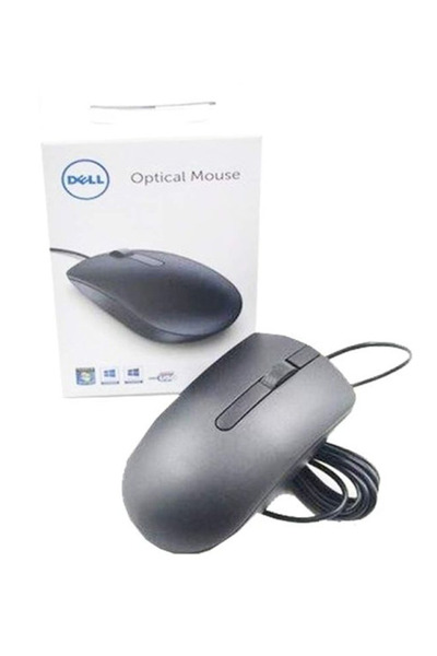 Dell MS116 USB Wired Optical Mouse Black