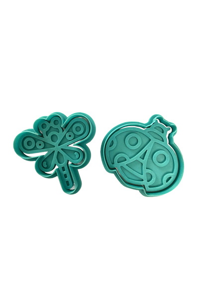 Craftelle مجموعة قوالب الكوكيز المزدوجة الصديقة للبيئة |   اليعسوب والدعسوقة ...