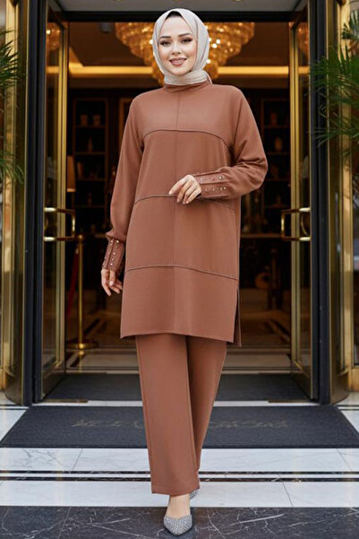 Neva Style Σετ σοκολάτας με κέντημα με πέρλες - 65883CK