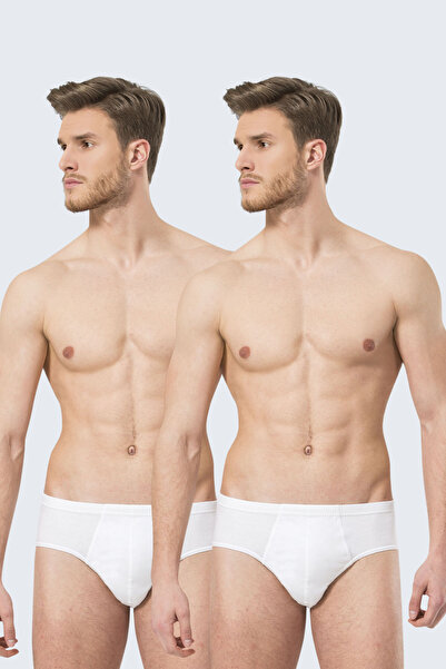 TÜREN 112 Ανδρικά εσώρουχα Slip 2-pack Λευκά