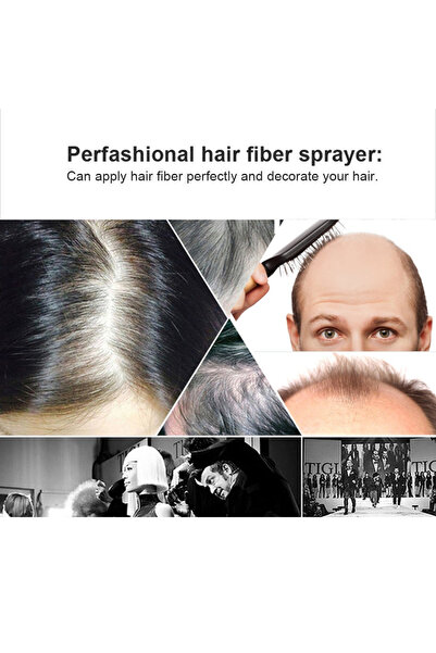 Generic Hair Thickening Fibers Applicator Spray Black 11 X 6 X 6cm