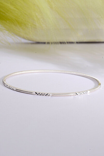 Innuendo Jewelry 925 Ayar Gümüş Kalemli Ajda Bilezik