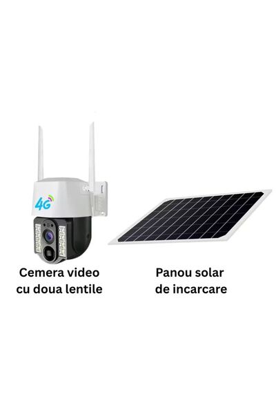 OEM 4G Solar Camera with 2 Lenses – Autonomous Surveillance, Wide Coverage and Quick Installation