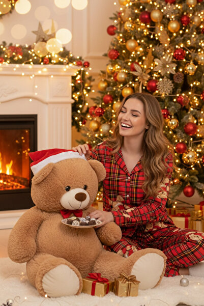 STRAWBERRY Σετ πιτζάμες με βαμβακερά κουμπιά