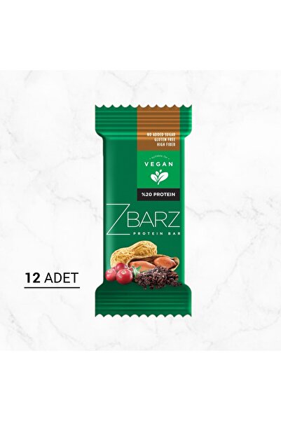 Zbarz Yüksek Protein Bar Yer Fıstık - Turna Yemişi -cacao Nibs 35g ( 12 Adet)
