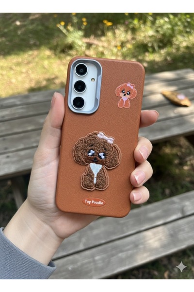 MustCase حافظة هاتف سامسونج جالاكسي A15 مطرزة بشكل لطيف مظهر جلدي حافظة هاتف ...