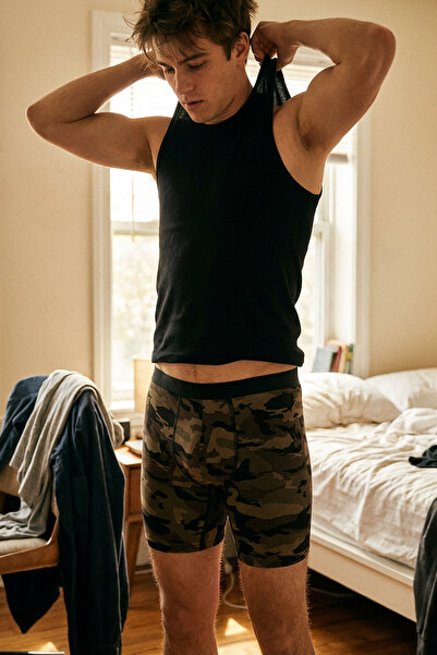 Donkshot Ανδρικά μποξεράκια με μακριά πόδια σε χρώμα ουρανού 1014