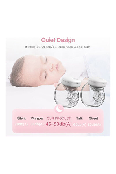 Generic 2 Piece Small Lightweight Electric Portable Wearable Breast Cup