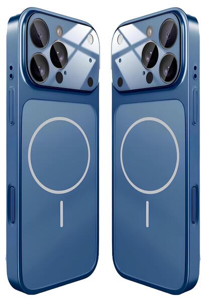 Nezih Case Apple iPhone 15 Pro Max Uyumlu 17 Pro Max Görünümlü Kamera Korumal...