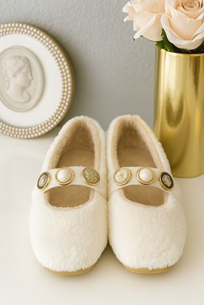 Moda Frato ZERA HOME Γυναικεία παπούτσια για το σπίτι Χειμερινά παπούτσια για το σπίτι με μάλλινη επένδυση Παντόφλες