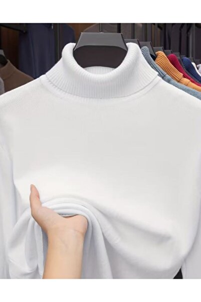 Masimar High-Necked Knitwear Turtleneck Sweater Combed Cotton Interlock Regular Fit Sweatshirt