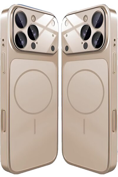 Nezih Case Apple iPhone 16 Pro Uyumlu 17 Pro Max Görünümlü Kamera Korumalı Ma...