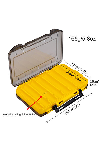 Choice صندوق أدوات صيد متعدد الاستخدامات H1000C ذو 10 خلايا مزدوج الجوانب - م...