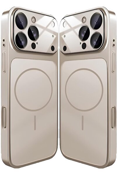 Nezih Case Apple iPhone 16 Pro Uyumlu 17 Pro Max Görünümlü Kamera Korumalı Ma...