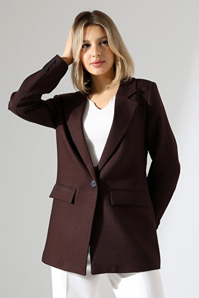 LOKADI Γυναικείο σακάκι με μονό κουμπί