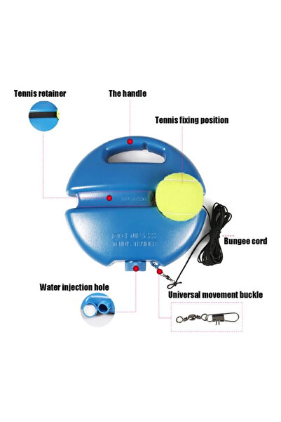 Generic Tennis Training Ball With Elastic Rope 22x5x22.00cm