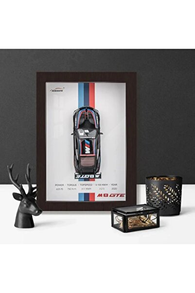 Aspire Books 3D Sports Car Frame | Wooden 3D Diecast Model Car Wall Art - M8 GTE
