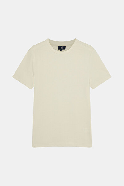 W Collection Bej Circular Neck T-Shirt