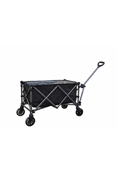 Generic Heavy-Duty Foldable Wagon Cart with Canopy, 200kg/441lb Capacity. SIZE: 67 x 17 x 24 CM