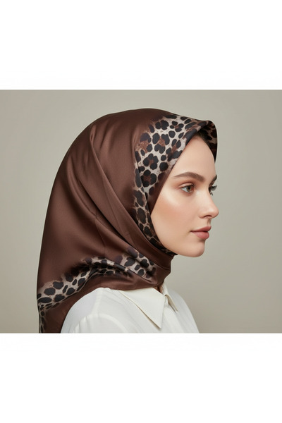 Bonjela Soft Elegant Leopard Patterned Fashion Trend Shawl 70 X180