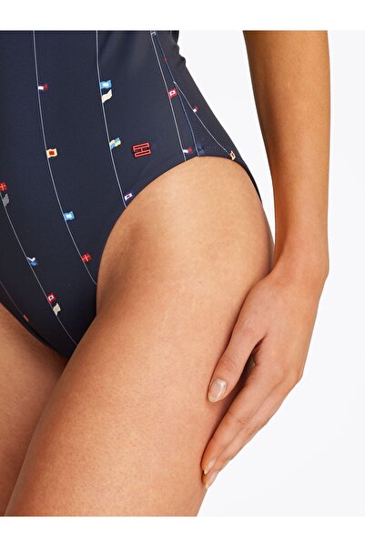 Tommy Hilfiger Plochý střih s potištěným designem