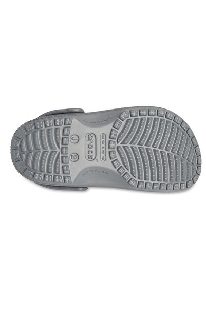 Crocs Παιδικές γκρι παντόφλες Classic Clog