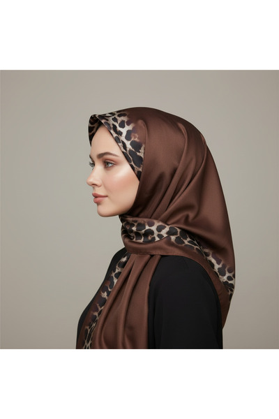 Bonjela Soft Elegant Leopard Patterned Fashion Trend Shawl 70 X180