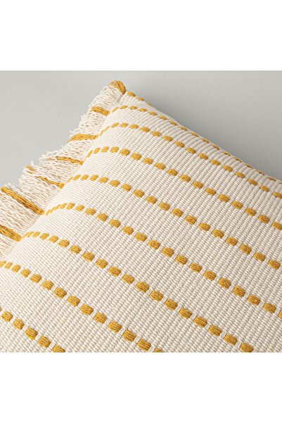 Linens Gunny 45X45 cm Throw Pillow Case Mustard