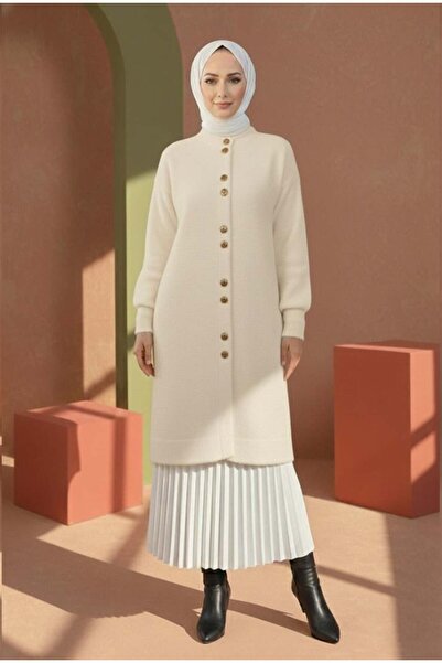 MODARTE Hjakim Yaka Çıt Çıtlı Hırka