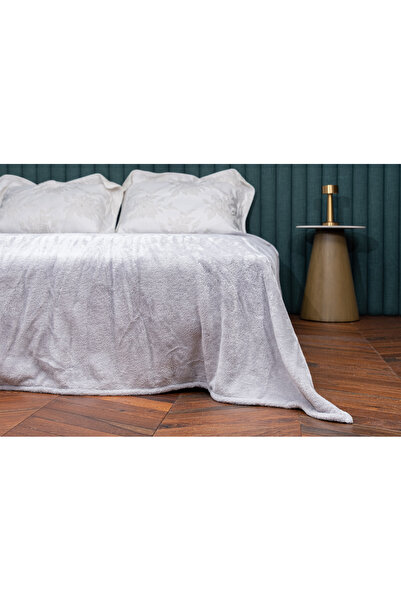 MEYHOME بطانية ويل سوفت مزدوجة (A.grey) 200x220 سم