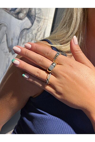 Asteria Jewelry خاتم جزمة ذهبي