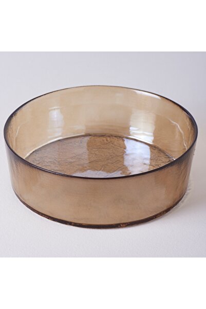 Linens Gleam Glass 21 cm Salad Bowl Amber