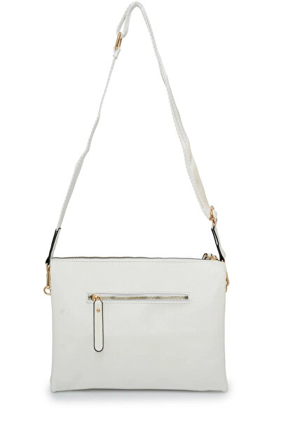 David Jones Γυναικεία τσάντα ώμου Λευκή