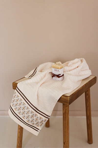 İrya Olwen 100% бавовняний рушник для обличчя, екрю, 50x90