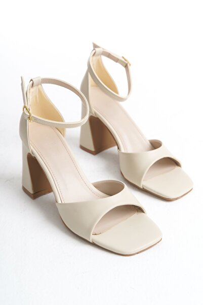 MARSEDO Nadia - Pantofi stiletto casual pentru femei, toc gros și vârf tocit