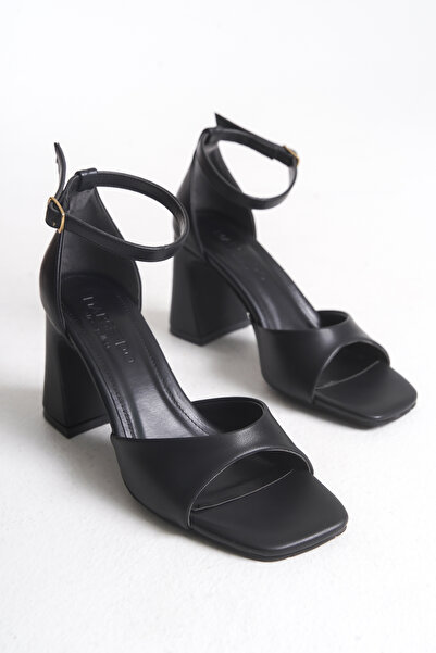 MARSEDO Pantofi de damă cu toc gros, cu vârf tocit, stiletto, casual Nadia