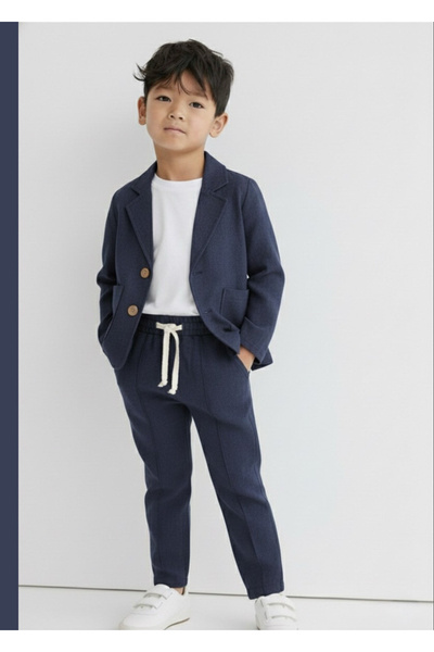 rg kidsstore Baby Boy 100% Linen Fabric Suit, 3-Piece Set_Rg327