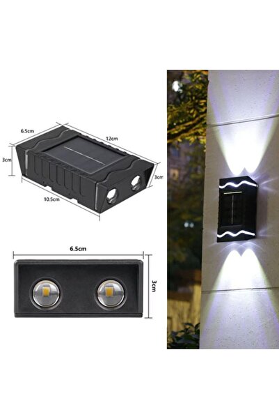 OEM Lampă solară decorativă pătrată, lumină sus-jos, IP65 – design modern și ...