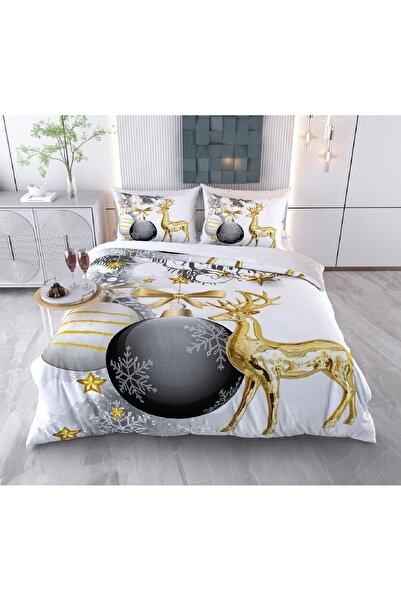 Romans New Year Themed 3D Printed Double Duvet Cover Set - Model 2056