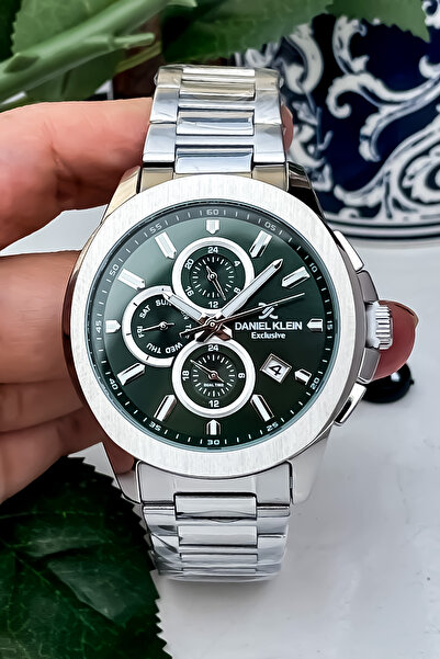 Daniel Klein ساعة يد رجالية أصلية نشطة بالكامل من الفولاذ المقاوم للصدأ هدية ...