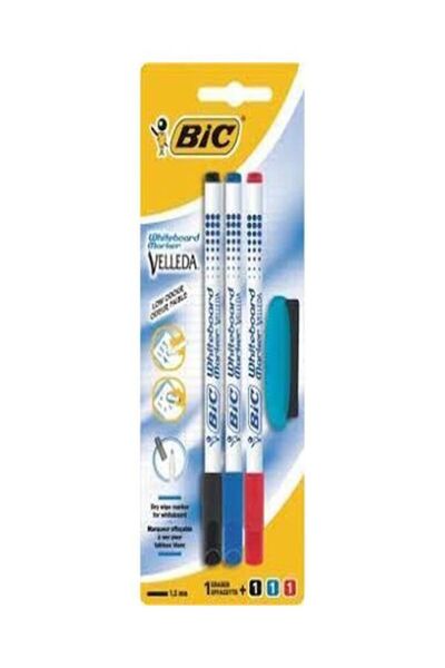 Bic Arama - Velleda 1721 Cocuk Tahta Kalemi 3 Lu Poset Krs Silgili 7733