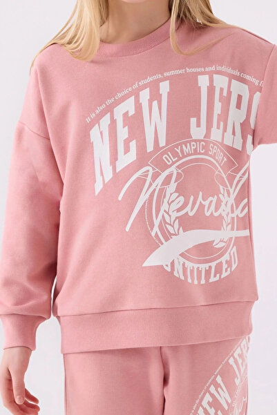 Rolypoly Σετ ροζ αθλητικής φόρμας για κορίτσι