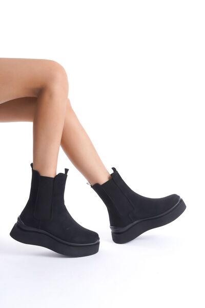 MARSEDO Γυναικείες καθημερινές μπότες Frida - Χοντρή σόλα και ελαστικό σχέδιο