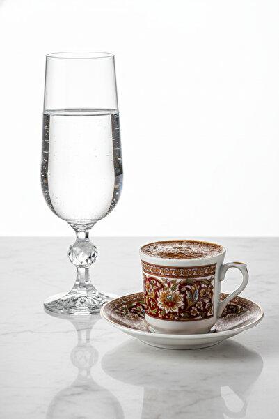 Bohemia مجموعة ستيرنا كريستال مكونة من 6 أكواب مياه بسعة 180 سم مكعب/مجموعة من زجاج الشمبانيا الفلوت